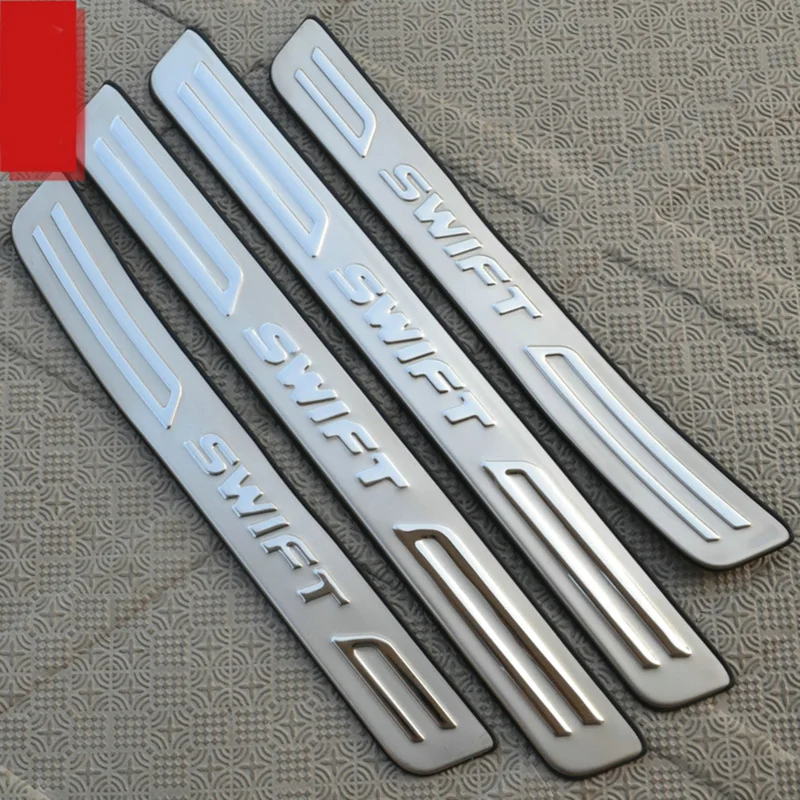 Car Accessories stainless steel Scuff Plate/Door Sill pedal bienvenidos fit for 2005-2015 Suzuki Swift Car styling
Car Accessories stainless steel Scuff Plate/Door Sill pedal bienvenidos fit for 2005-2015 Suzuki Swift Car styling