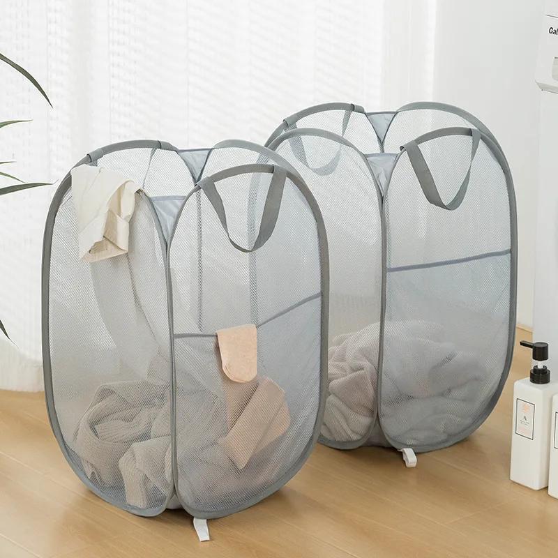 Folding Laundry Basket with Handle Clothes Toy Storage Basket Hollow Mesh Breathable Household Laundry Hamper Sundries Organizer
Folding Laundry Basket with Handle Clothes Toy Storage Basket Hollow Mesh Breathable Household Laundry Hamper Sundries Organizer