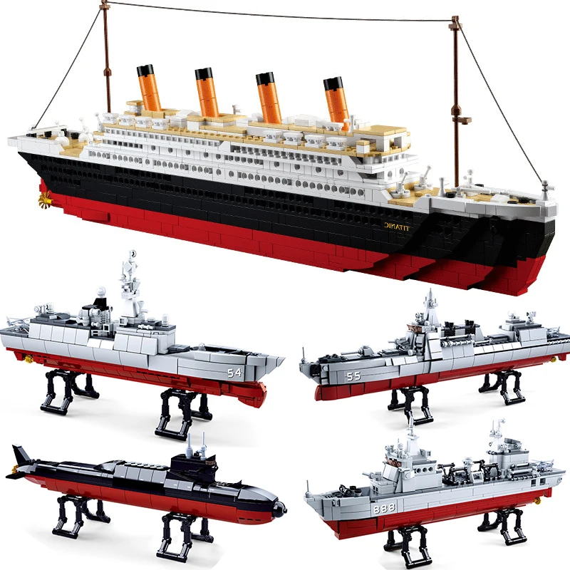 Titanic RMS cruise Boat ship City Model building kits 3D Blocks Educational Figures diy toys hobbies for children Bricks
Titanic RMS cruise Boat ship City Model building kits 3D Blocks Educational Figures diy toys hobbies for children Bricks