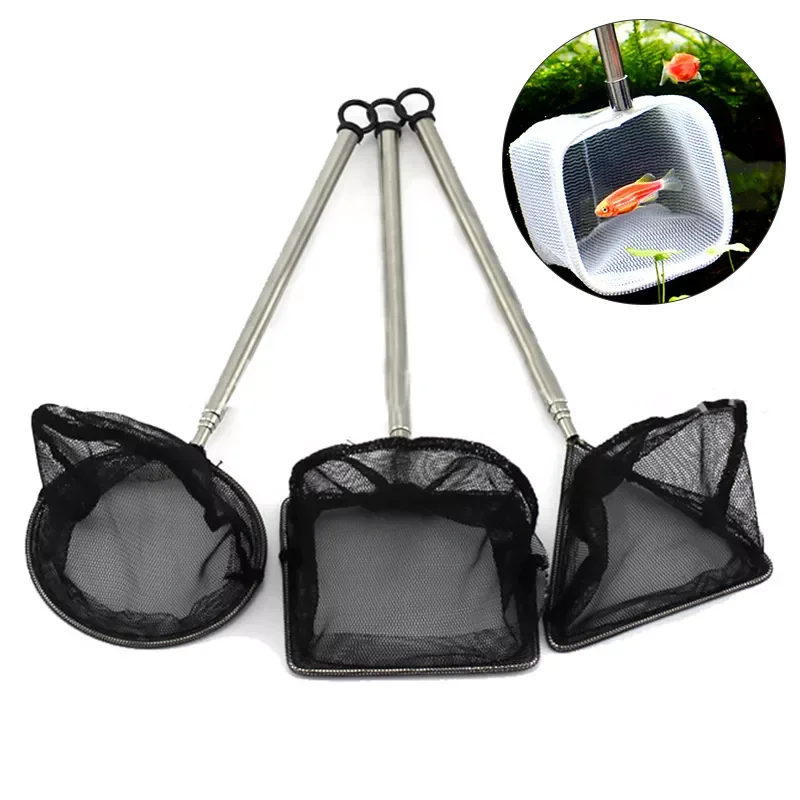 Aquarium Retractable 3D Stainless Steel Fishnet Pocket Shrimp Catching Fish Tank Cleaning Net Long Handle Cleaning Tool
Aquarium Retractable 3D Stainless Steel Fishnet Pocket Shrimp Catching Fish Tank Cleaning Net Long Handle Cleaning Tool