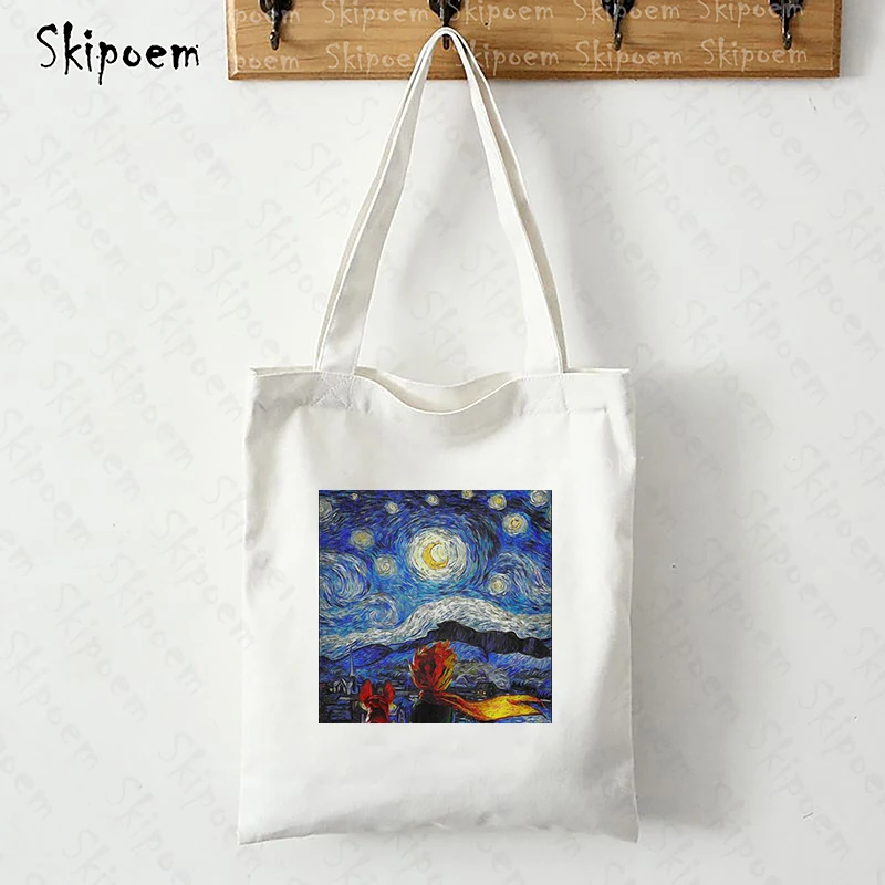 The Little Prince Women Shoulder Canvas Shopping Handbags Bags Casual Vintage Harajuku Gothic Art Painting Handbags Handbag
The Little Prince Women Shoulder Canvas Shopping Handbags Bags Casual Vintage Harajuku Gothic Art Painting Handbags Handbag
