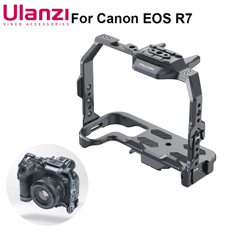 FALCAM for Canon EOS R7 SLR Camera Cage Rig F22 F38 F50 Quick Release Full Cages Cover Tripod Stabilizer Extension Frame Kit
FALCAM for Canon EOS R7 SLR Camera Cage Rig F22 F38 F50 Quick Release Full Cages Cover Tripod Stabilizer Extension Frame Kit