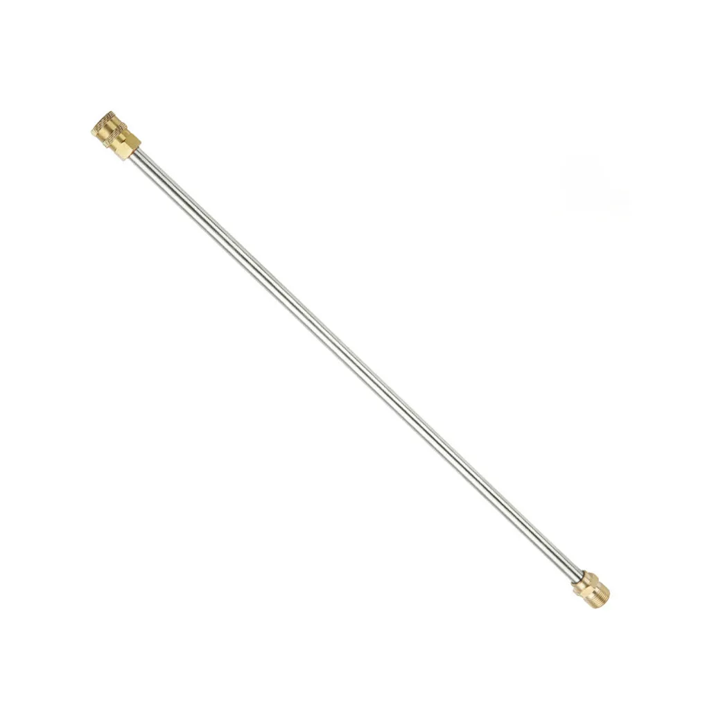 Stainless Steel High Pressure Washer Extension Wand 1/4 Connector M22 14mm Copper 5000psi Pole Plant Watering Gardening Rod
Stainless Steel High Pressure Washer Extension Wand 1/4 Connector M22 14mm Copper 5000psi Pole Plant Watering Gardening Rod