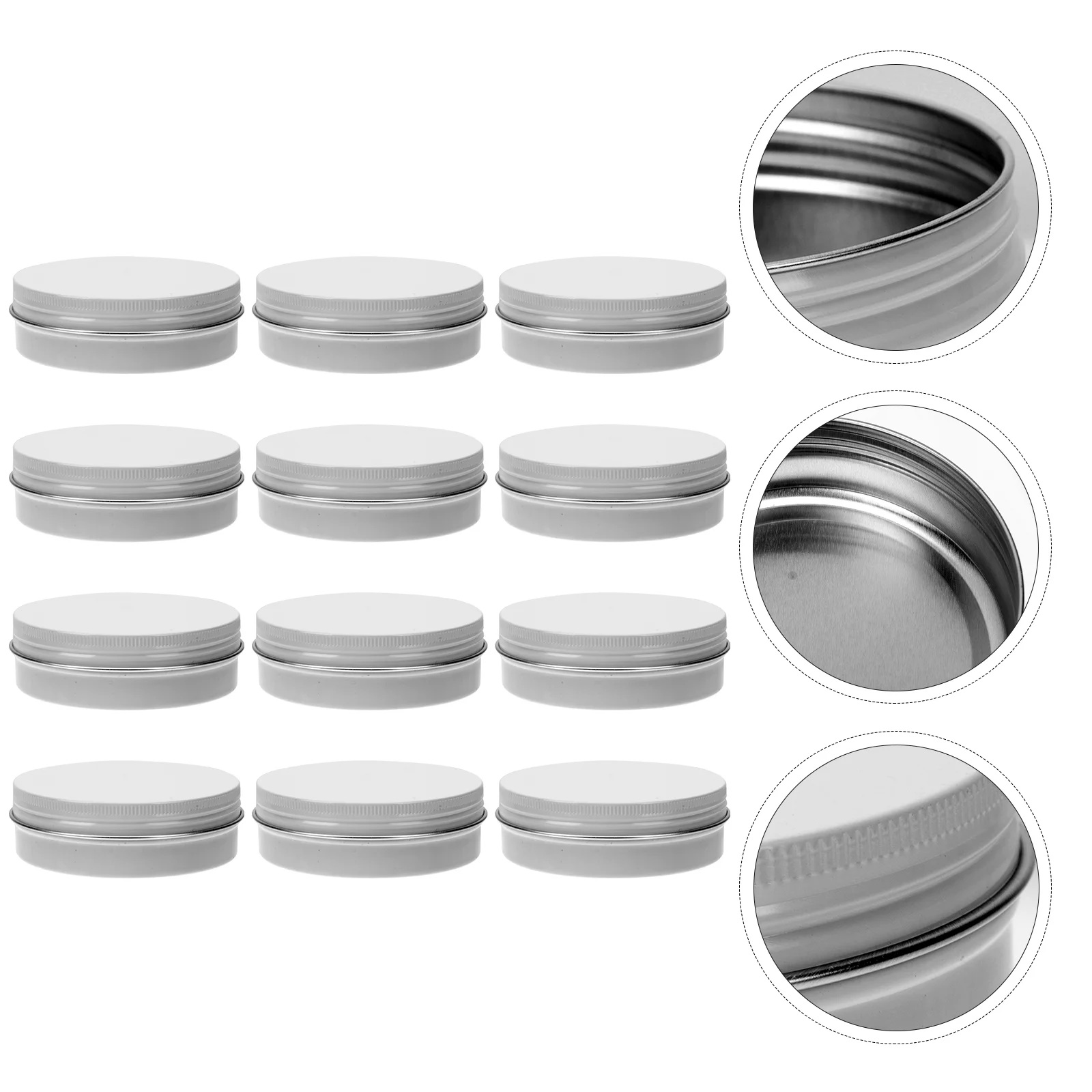 20pcs Aluminum Jars Cosmetic Boxes Cream Storage Jars Box with Lid Storage Boxes for Storage Cream Cosmetics
20pcs Aluminum Jars Cosmetic Boxes Cream Storage Jars Box with Lid Storage Boxes for Storage Cream Cosmetics
