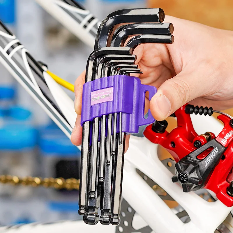 Ключ шестигранный JSHOU велосипедный шестигранный, 9 шт., 1,5-16 мм
Ключ шестигранный JSHOU велосипедный шестигранный, 9 шт., 1,5-16 мм