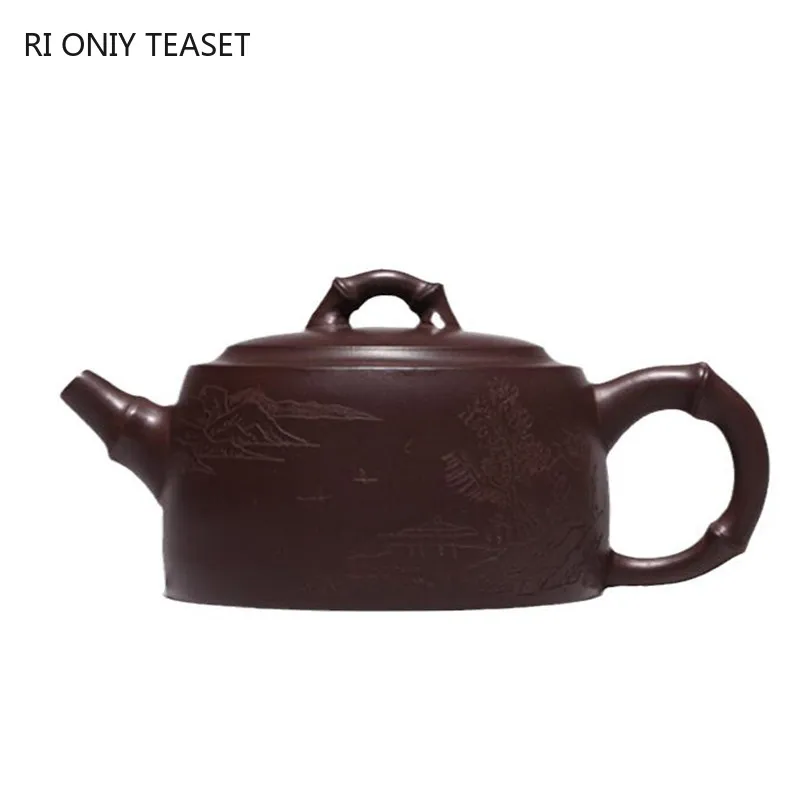 180ml Chinese Yixing Purple Clay Teapot Raw Ore Zhu Mud Handmade Tea Pot Home Zisha Filter Kettle Customized Tea Set Accessories
180ml Chinese Yixing Purple Clay Teapot Raw Ore Zhu Mud Handmade Tea Pot Home Zisha Filter Kettle Customized Tea Set Accessories