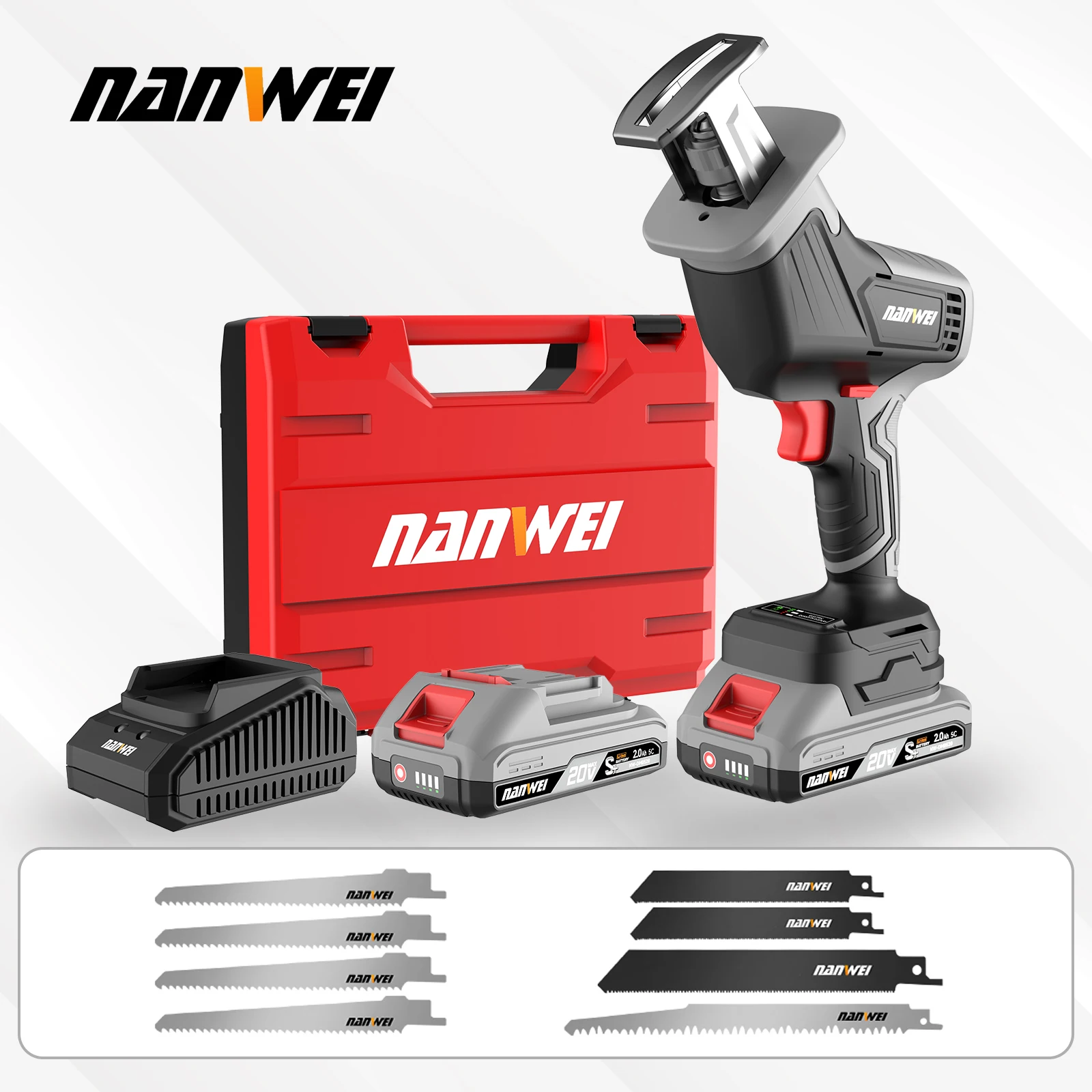 NANWEI Бесщеточная сабельная пила 
NANWEI Бесщеточная сабельная пила