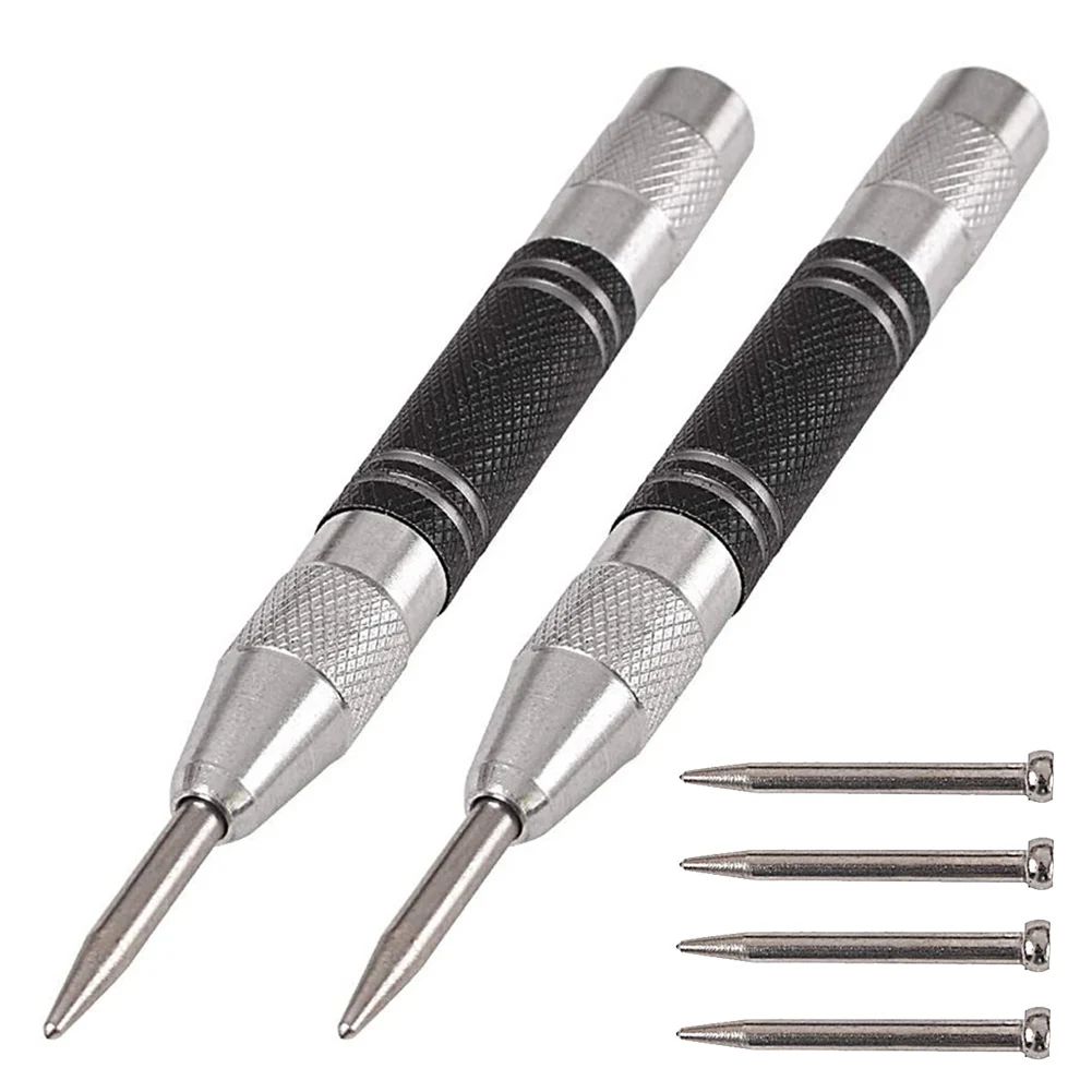 Automatic Center Punch Automatic kerner CenterPin Woodworking Tools Spring Loaded Marker Wood Press Dent Marker Metal Drill Tool
Automatic Center Punch Automatic kerner CenterPin Woodworking Tools Spring Loaded Marker Wood Press Dent Marker Metal Drill Tool