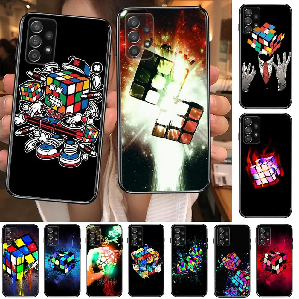 Fashionable Rubik's Cube Phone Case Hull For Samsung Galaxy A70 A50 A51 A71 A52 A40 A30 A31 A90 A20E 5G a20s Black Shell Art Cel
Fashionable Rubik's Cube Phone Case Hull For Samsung Galaxy A70 A50 A51 A71 A52 A40 A30 A31 A90 A20E 5G a20s Black Shell Art Cel