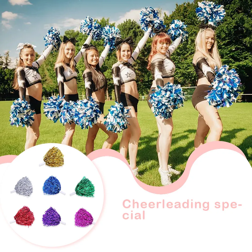 Pack of 2 Cheerleadering Poms School Club Dance Props Competition Cheerleader Pompoms Party for Children Adults Gold
Pack of 2 Cheerleadering Poms School Club Dance Props Competition Cheerleader Pompoms Party for Children Adults Gold