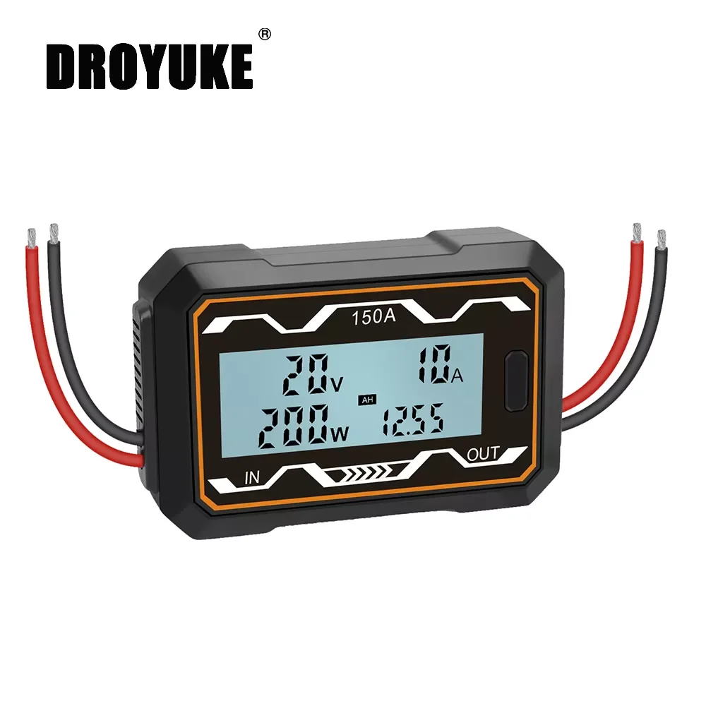DC Voltmeter Ammeter Power meter Tester 100A/150A/200A RC High Precision Power Analyzer & Watt Meter W/ Backlight LCD
DC Voltmeter Ammeter Power meter Tester 100A/150A/200A RC High Precision Power Analyzer & Watt Meter W/ Backlight LCD