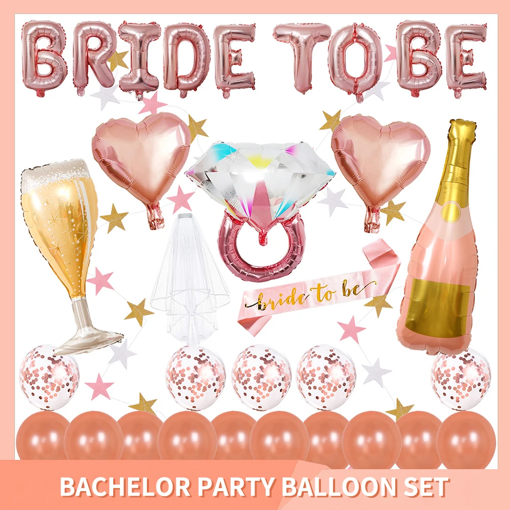 Bachelor Party Balloon Set Party Supplies Bachelorette Party Party & Holiday DIY Bride To Be Wine Bottle Diamond Ring decoração
Bachelor Party Balloon Set Party Supplies Bachelorette Party Party & Holiday DIY Bride To Be Wine Bottle Diamond Ring decoração