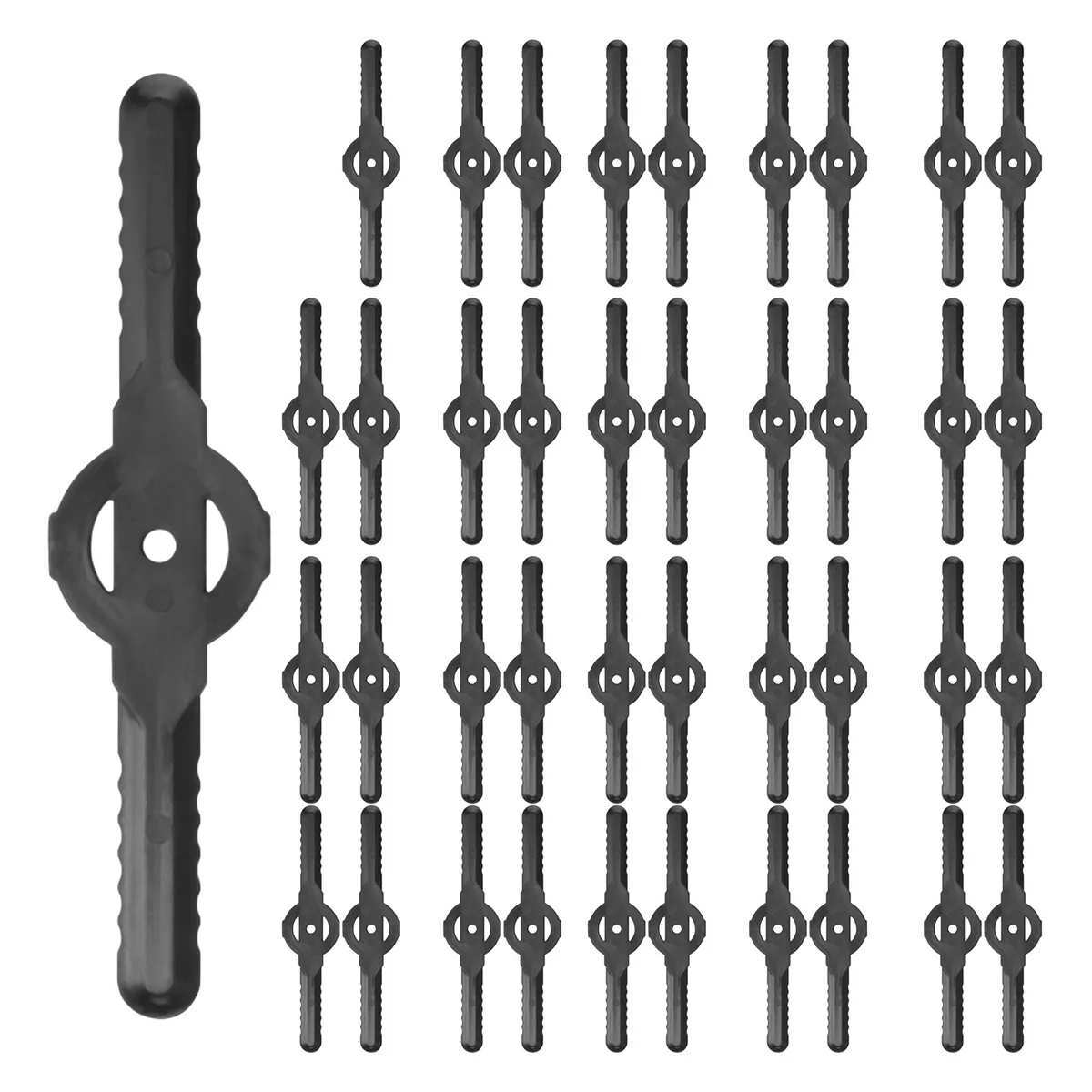 40Pcs Plastic Grass Trimmer Blades Lawn Mower Blade Cordless Trimmer Garden Tool Lawn Mower Trimmer Accessories
40Pcs Plastic Grass Trimmer Blades Lawn Mower Blade Cordless Trimmer Garden Tool Lawn Mower Trimmer Accessories