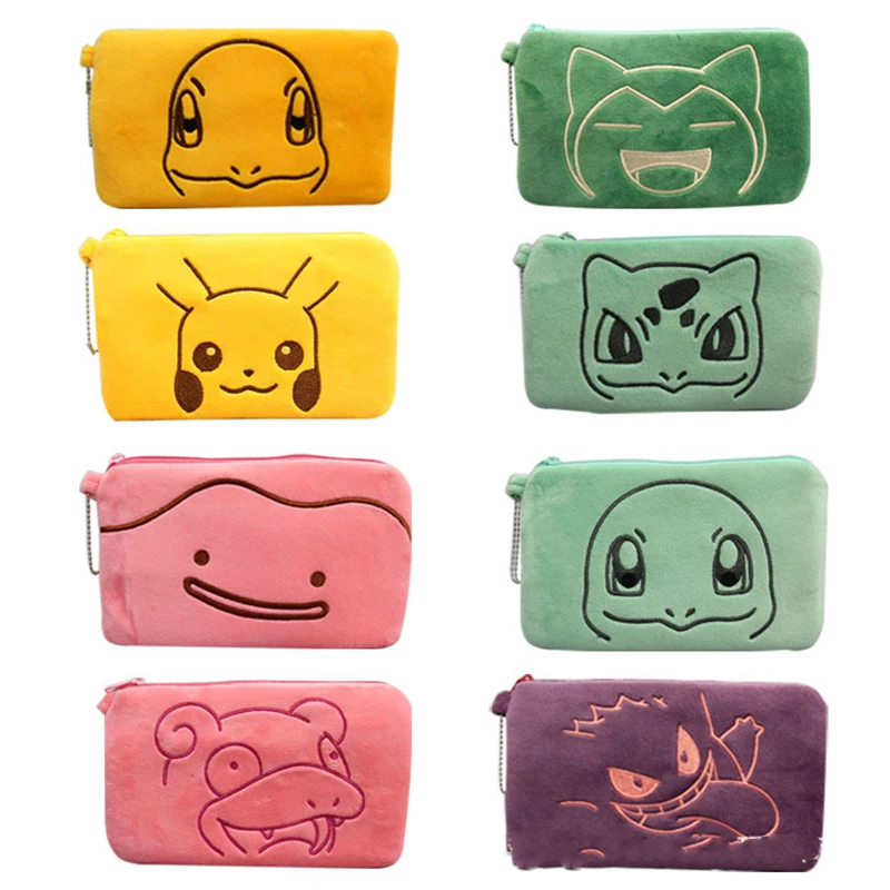 Pokemon Pikachu Bulbasaur Charmander Squirtle Slowpoke Snorlax Plush Zipper Pen Bag Storage Bag Wallet Card Bag
Pokemon Pikachu Bulbasaur Charmander Squirtle Slowpoke Snorlax Plush Zipper Pen Bag Storage Bag Wallet Card Bag