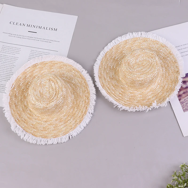 1PC Dollhouse Handmade Straw Hat Sun Cap For 1/6 Doll Accessories Doll Cute Hat Decoration Doll Hat Children's Toy Gift
1PC Dollhouse Handmade Straw Hat Sun Cap For 1/6 Doll Accessories Doll Cute Hat Decoration Doll Hat Children's Toy Gift