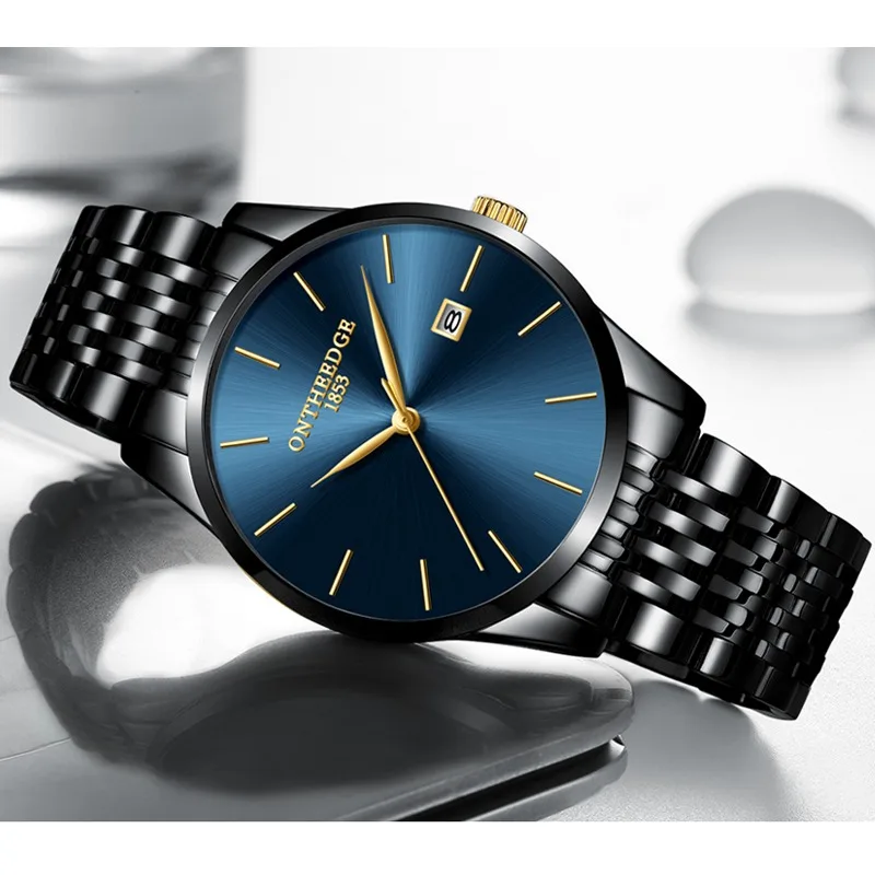 Relogio Homem Dropshipping New Luxury Brand Thickness 7mm Quartz Men Watch Calendar Waterproof Steel Strap Watches Black Clock
Relogio Homem Dropshipping New Luxury Brand Thickness 7mm Quartz Men Watch Calendar Waterproof Steel Strap Watches Black Clock
