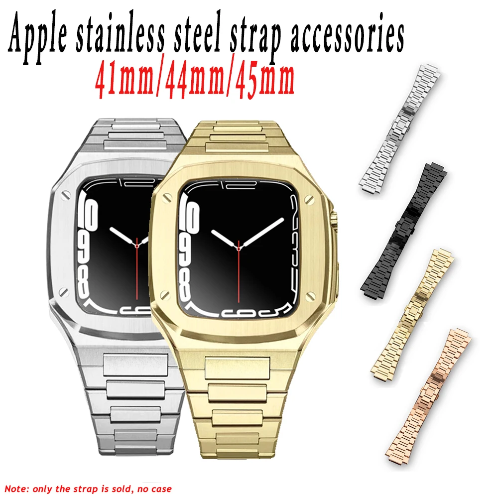 Ремешок из нержавеющей стали для Apple Watch Band 45 мм 41 мм 44 мм 40 мм 42 мм 38 мм Series 7 6 SE 5 4 3, браслет для IWatch
Ремешок из нержавеющей стали для Apple Watch Band 45 мм 41 мм 44 мм 40 мм 42 мм 38 мм Series 7 6 SE 5 4 3, браслет для IWatch