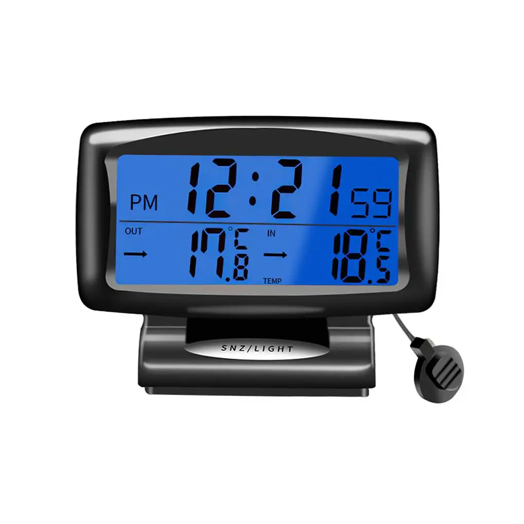 

Автомобильный термометр, многофункциональные электронные цифровые часы с функцией подсветки
