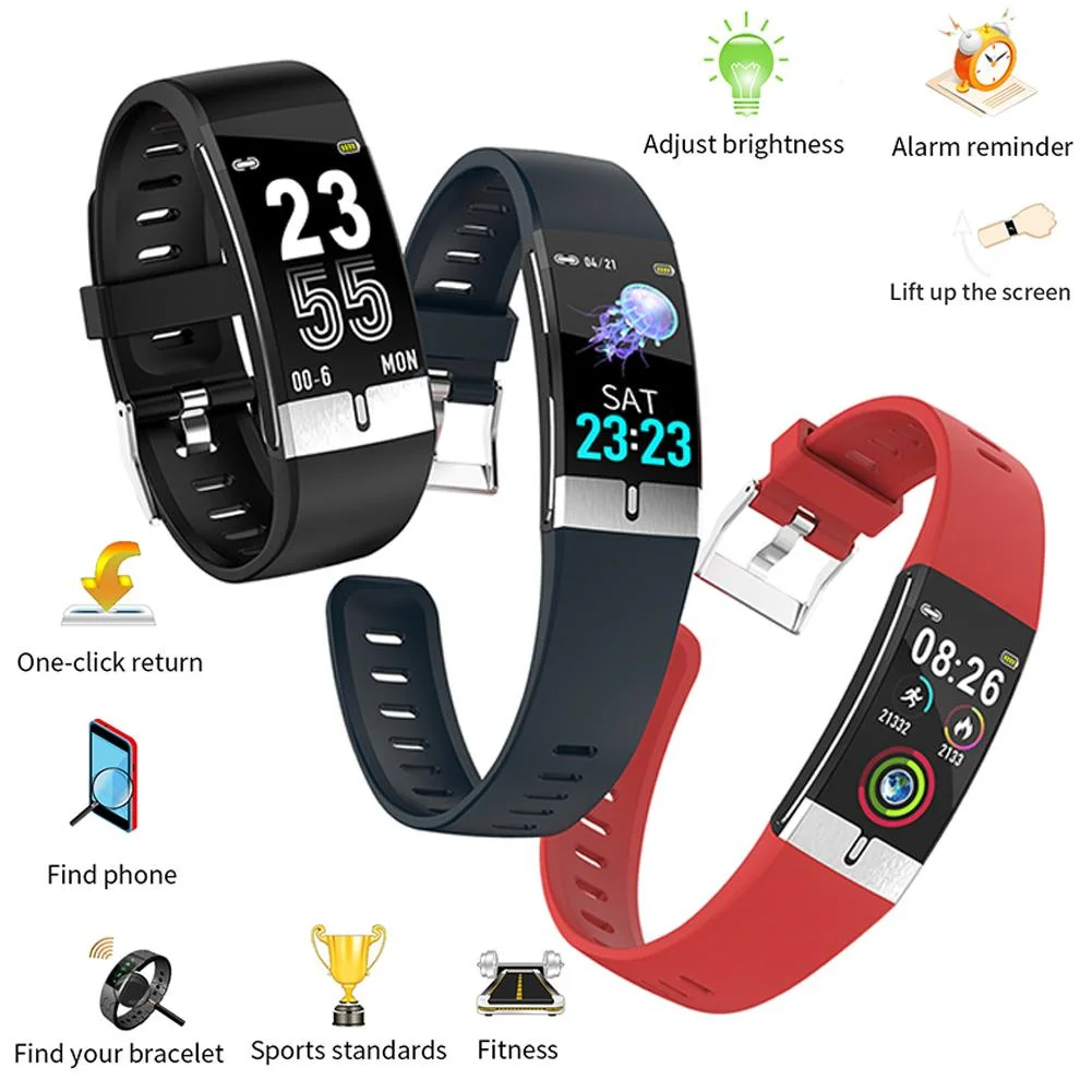 E66 Smart Watch Bluetooth 4.0 USB Charging Multi-sport Watch Bracelet 1.08inch ECG Temperature Monitoring Band IP68 Waterproof
E66 Smart Watch Bluetooth 4.0 USB Charging Multi-sport Watch Bracelet 1.08inch ECG Temperature Monitoring Band IP68 Waterproof