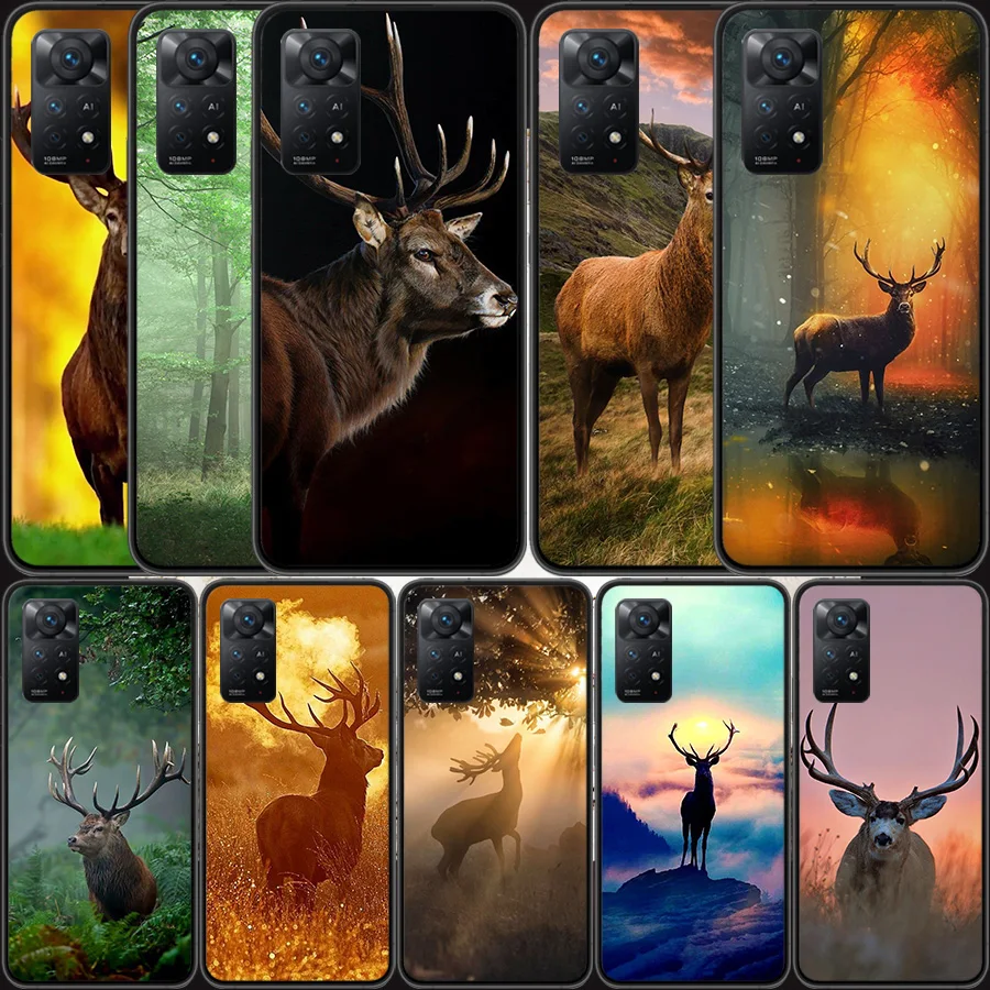 

Deer Hunting Camo Phone Case For Xiaomi Redmi K40 Pro 10 Prime 10A 10C 10X 9 9A 9C 9T 8 8A 7 7A 6 6A S2 K30 K20 Cover Shell Coqu