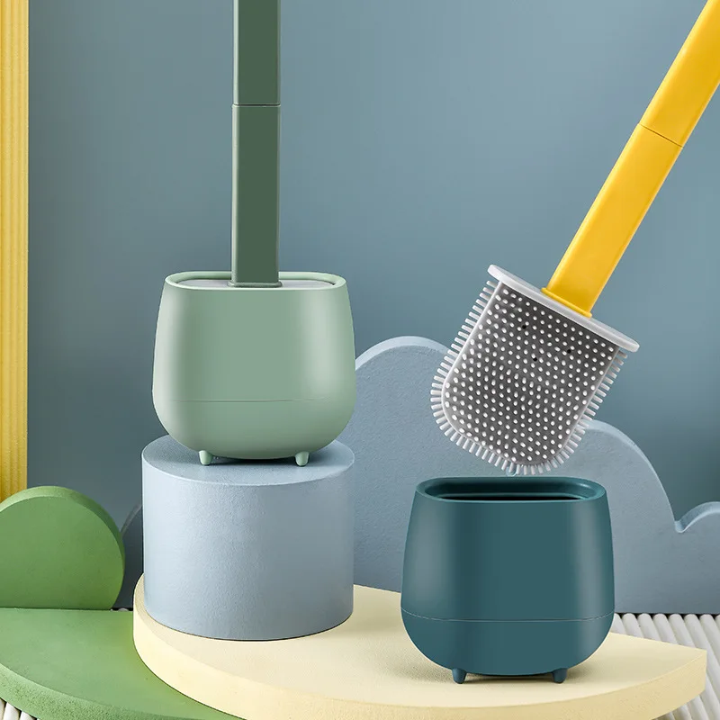 Silicone Toilet Brush Wall Mounted Wc Gap Brush with Holder Flat Head Soft Bristles Cleaning Brushes With Base Bathroom Tool
Silicone Toilet Brush Wall Mounted Wc Gap Brush with Holder Flat Head Soft Bristles Cleaning Brushes With Base Bathroom Tool