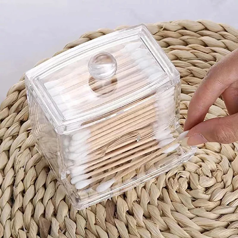 Transparent Acrylic Simple Storage Box Women Cotton Swabs Lipstick Makeup Organizer Case Home Desktop Change Coin Card Container
Transparent Acrylic Simple Storage Box Women Cotton Swabs Lipstick Makeup Organizer Case Home Desktop Change Coin Card Container