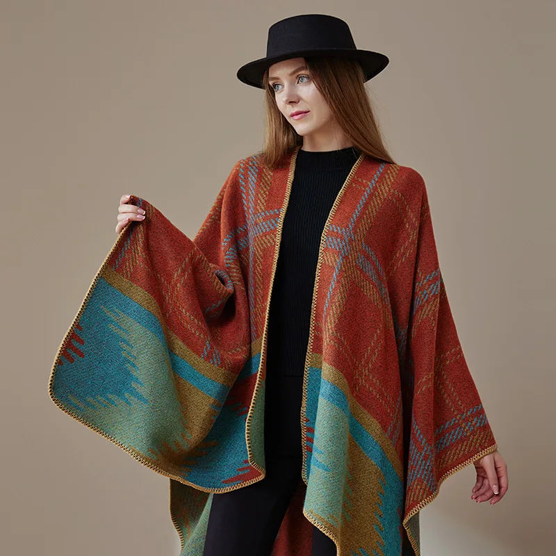 2022 new Women's shawl Versatile OfficeThickened Blanket Cloak Thickened scarf Thick Wraps Lady Cashmere Shawl Bufand
2022 new Women's shawl Versatile OfficeThickened Blanket Cloak Thickened scarf Thick Wraps Lady Cashmere Shawl Bufand