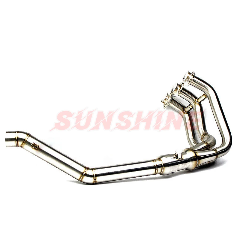 For MT09 FZ-09 Tracer Motorcycle Exhaust Full Systems Motorcross Front Mid Pipe Modified Muffler Slip-on MT-09 2014-2018
For MT09 FZ-09 Tracer Motorcycle Exhaust Full Systems Motorcross Front Mid Pipe Modified Muffler Slip-on MT-09 2014-2018