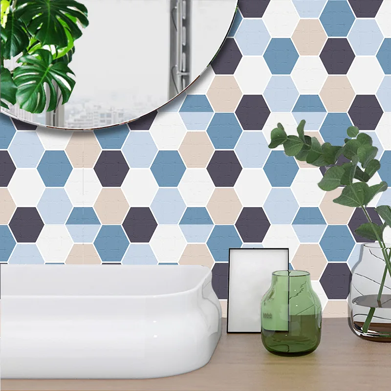 6pcs Brick Texture Tile Floor Sticker Self Adhesive Waterproof PVC Wall Sticker Bathroom Kitchen Cabinet Dining Table Home Decor
6pcs Brick Texture Tile Floor Sticker Self Adhesive Waterproof PVC Wall Sticker Bathroom Kitchen Cabinet Dining Table Home Decor