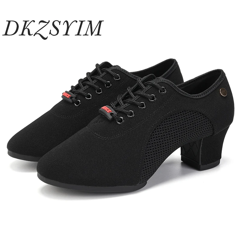 DKZSYIM Men Latin Dance Shoes Black Ballroom Mesh Tango Dance Shoes Low Heels 3CM Professional Dancing Shoes
DKZSYIM Men Latin Dance Shoes Black Ballroom Mesh Tango Dance Shoes Low Heels 3CM Professional Dancing Shoes