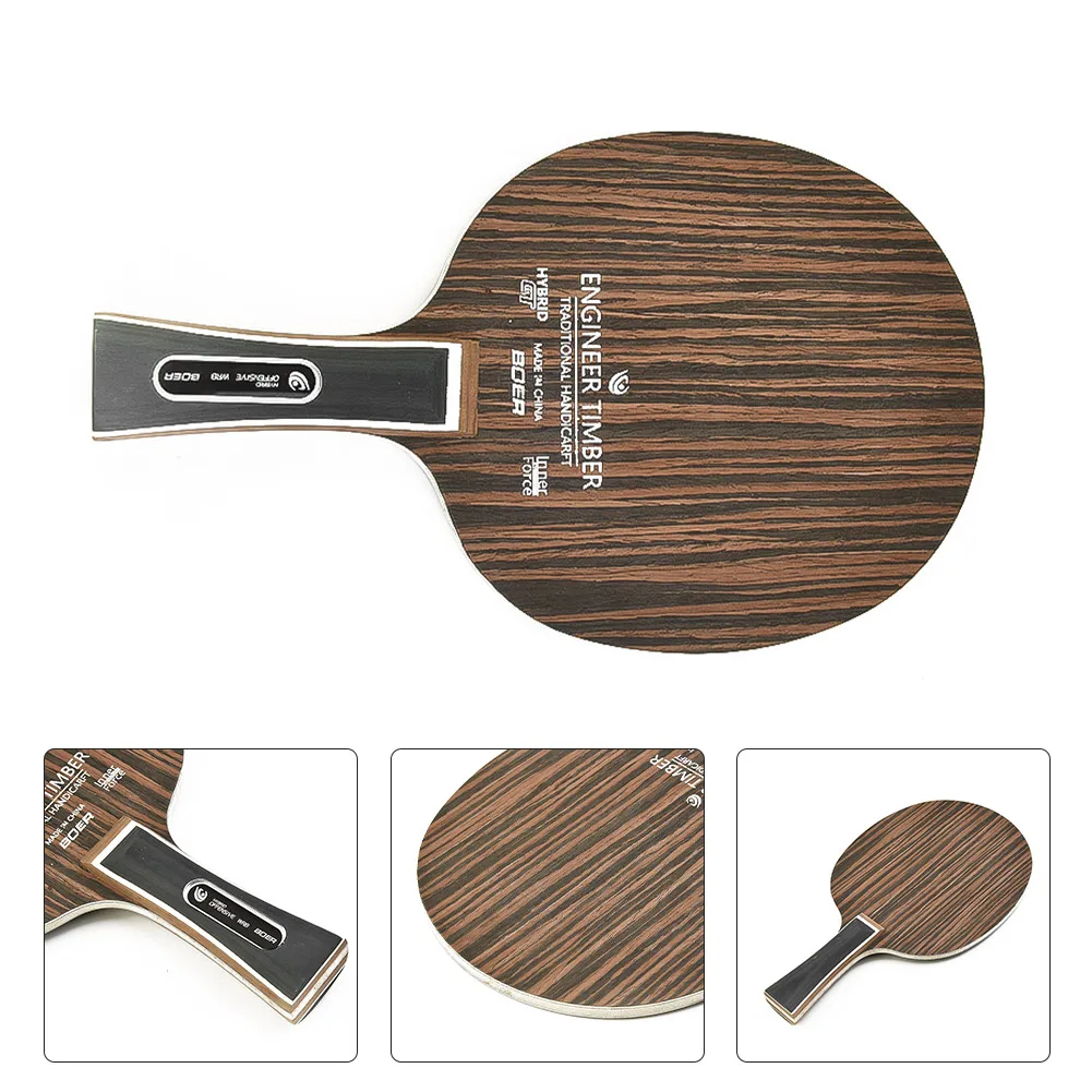 Pure Wooden Table Tennis Board Blade Base 5 Ply Ping Pong Blade Paddle Long Handl Horizontal Racket Table Tennis Racket Bat
Pure Wooden Table Tennis Board Blade Base 5 Ply Ping Pong Blade Paddle Long Handl Horizontal Racket Table Tennis Racket Bat