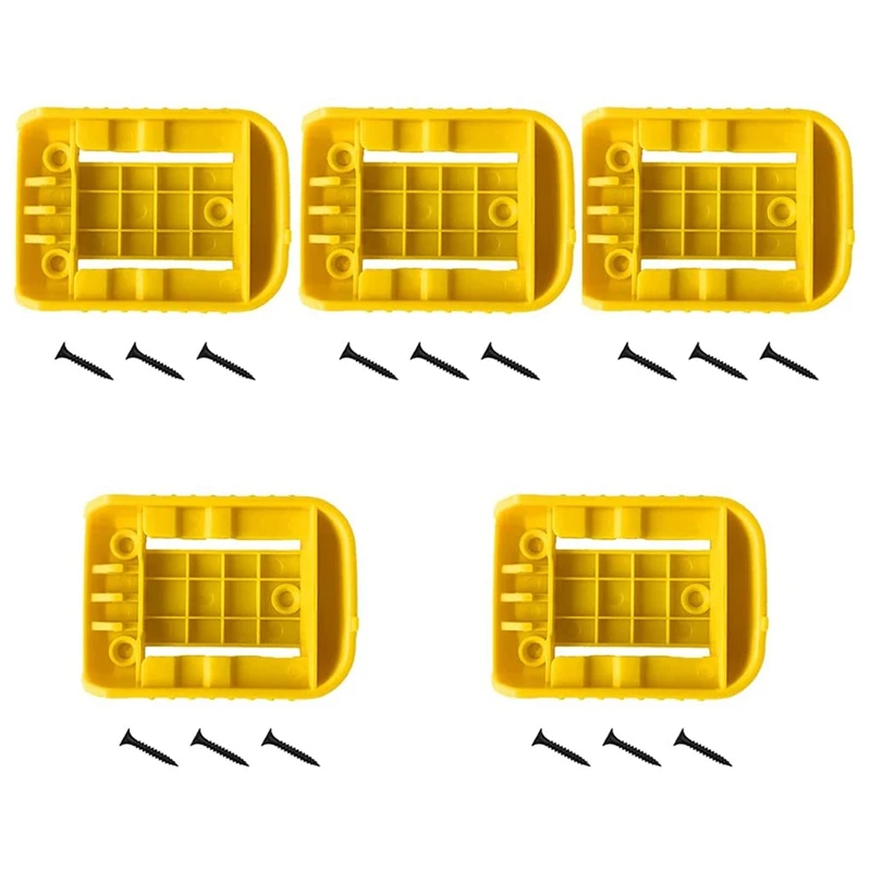 Battery Mount Holder for Dewalt Battery Dock Holder Fit for 20V 60V Yellow (No Battery) 5Packs
Battery Mount Holder for Dewalt Battery Dock Holder Fit for 20V 60V Yellow (No Battery) 5Packs
