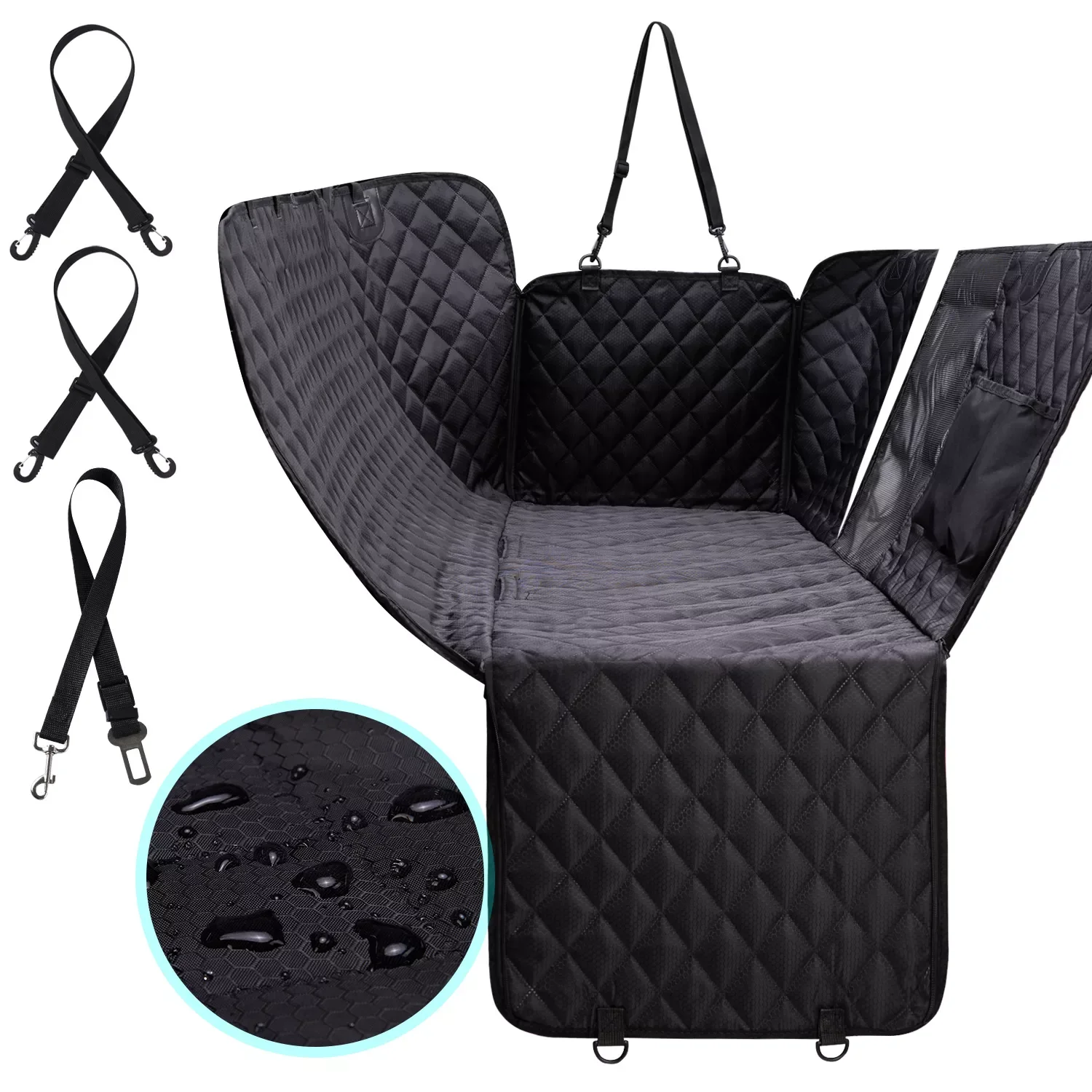 Pet Dog Car Seat Cover Waterproof Transport Cat Carrier Backseat Protector Travel Accessory Zipper Pocket Mesh
Pet Dog Car Seat Cover Waterproof Transport Cat Carrier Backseat Protector Travel Accessory Zipper Pocket Mesh