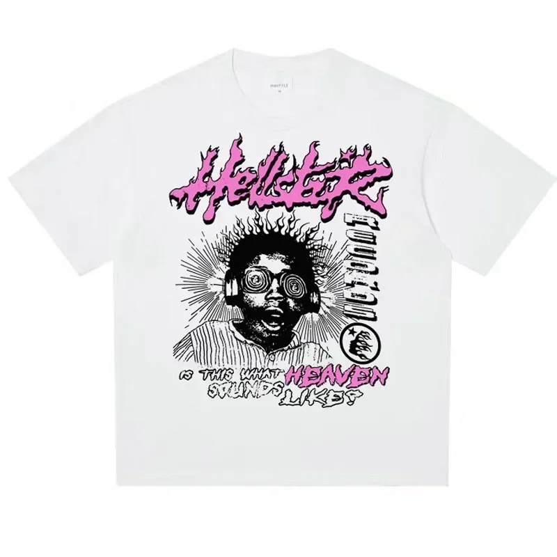 Футболка Повседневная для мужчин и женщин, дышащая хлопковая Свободная рубашка, топ в стиле HELLSTAR, на лето 
Футболка Повседневная для мужчин и женщин, дышащая хлопковая Свободная рубашка, топ в стиле HELLSTAR, на лето