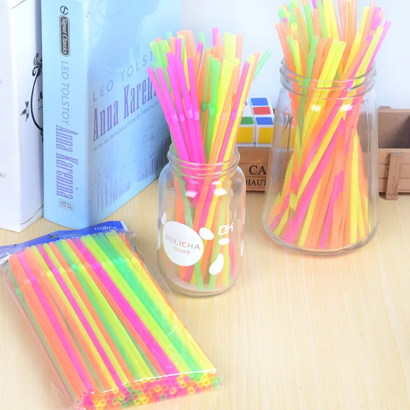 100Pcs Disposable Plastic Drinking Straws Long Multi-colored Bendable Disposable Straws Party Birthday Celebration Supplies
100Pcs Disposable Plastic Drinking Straws Long Multi-colored Bendable Disposable Straws Party Birthday Celebration Supplies
