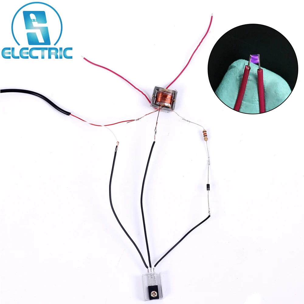15KV High Frequency DC 3.7V-4.2V High Voltage Arc Ignition Generator Inverter Boost Step Up DIY Kit Transformer Suite
15KV High Frequency DC 3.7V-4.2V High Voltage Arc Ignition Generator Inverter Boost Step Up DIY Kit Transformer Suite