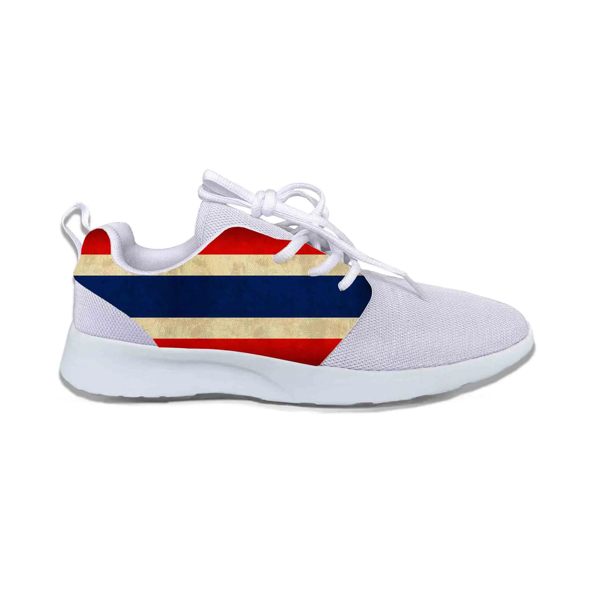 Thailand Thai Flag Patriotic Pride Funny Fashion Sport Running Shoes Casual Breathable Lightweight 3D Print Men Women Sneakers
Thailand Thai Flag Patriotic Pride Funny Fashion Sport Running Shoes Casual Breathable Lightweight 3D Print Men Women Sneakers