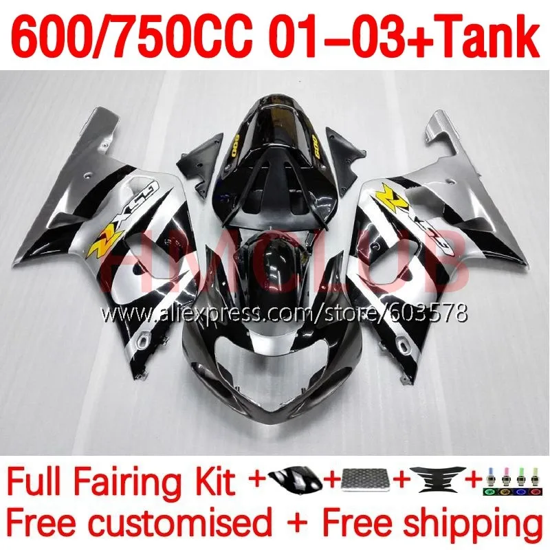 +Tank Injection For SUZUKI GSXR 750 600 CC GSXR600 K1 GSXR750 01 02 03 GSXR-600 2001 2002 2003 OEM silvery black Fairing 179No.2
+Tank Injection For SUZUKI GSXR 750 600 CC GSXR600 K1 GSXR750 01 02 03 GSXR-600 2001 2002 2003 OEM silvery black Fairing 179No.2