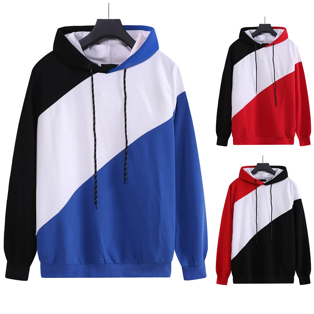 2022 New Striped Sweater Personality Color Matching Large Size Pocket Loose Hooded Sweater Men's Slim Fit Meat-covering Sweater
2022 New Striped Sweater Personality Color Matching Large Size Pocket Loose Hooded Sweater Men's Slim Fit Meat-covering Sweater