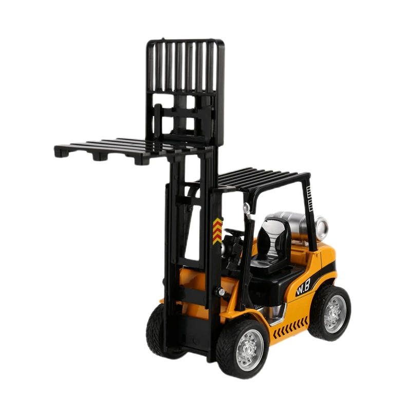 1:24 Diecast Construction Forklift Hoist Model Cars Boy Truck Toys with Pull Back Function Sound Light for Kids Gift Box
1:24 Diecast Construction Forklift Hoist Model Cars Boy Truck Toys with Pull Back Function Sound Light for Kids Gift Box