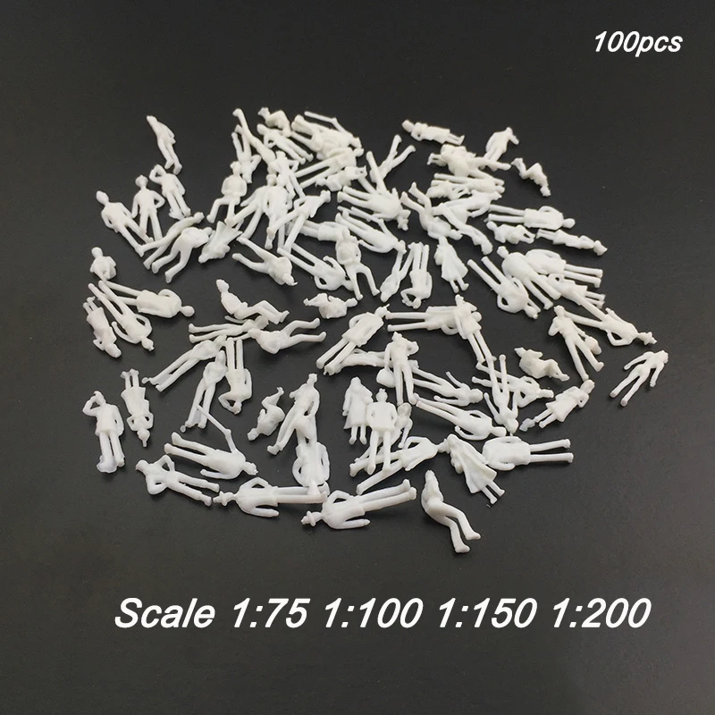 Scale 1:75-1:200 Miniature White Mold People Model Figure Materials For Building Sand Table Scene Layout Diorama Kits 100Pcs
Scale 1:75-1:200 Miniature White Mold People Model Figure Materials For Building Sand Table Scene Layout Diorama Kits 100Pcs
