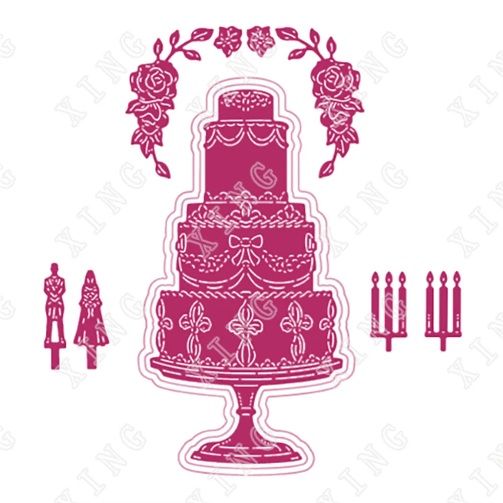 Hot Sale New Celebrate with Cake Metal Cutting Dies Diy Crafts Accessories Scrapbooking Greeting Card Decoration Embossing Molds
Hot Sale New Celebrate with Cake Metal Cutting Dies Diy Crafts Accessories Scrapbooking Greeting Card Decoration Embossing Molds