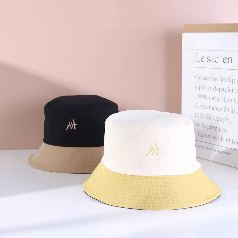 Unisex Cotton Bucket Hats Women Summer Dual Purpose Hat Leather Outdoor Fisherman Hat Beach Cap
Unisex Cotton Bucket Hats Women Summer Dual Purpose Hat Leather Outdoor Fisherman Hat Beach Cap