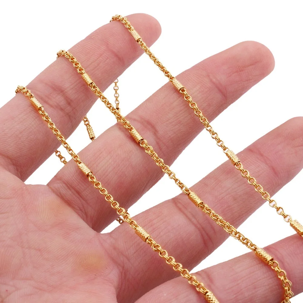 New RoseL Arab Women Jewelry High Quality Necklace 24K Gold Jewelry Necklace Luxury Jewelry Dubai 24K Gold Necklace
New RoseL Arab Women Jewelry High Quality Necklace 24K Gold Jewelry Necklace Luxury Jewelry Dubai 24K Gold Necklace