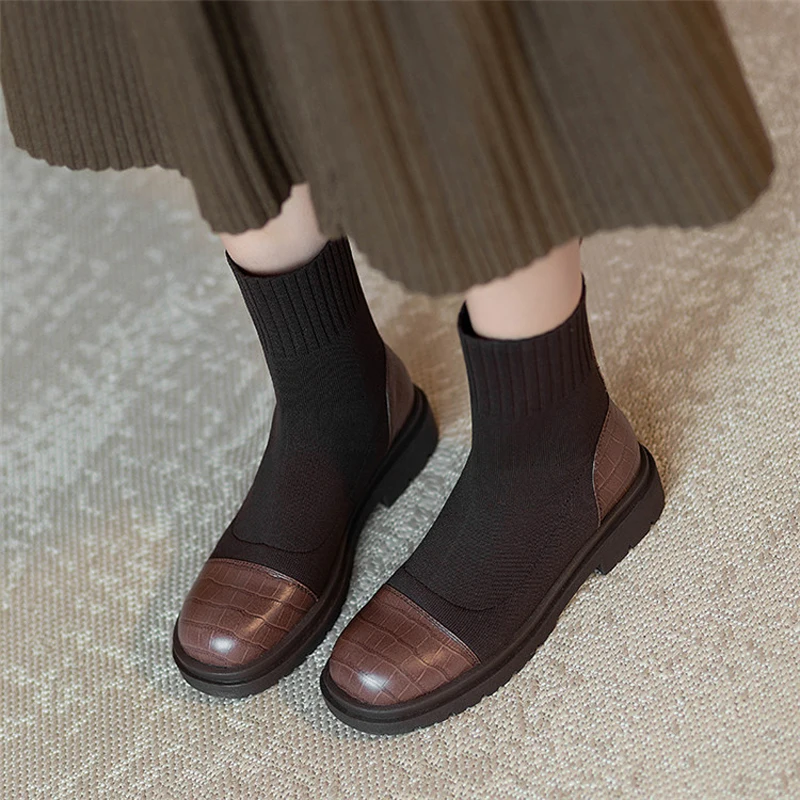 2022 New Women'S Autumn Winter Short Boots Stretch Cloth Short Boots Fashion All-Match British Style Ladies Boot Botas De Mujer
2022 New Women'S Autumn Winter Short Boots Stretch Cloth Short Boots Fashion All-Match British Style Ladies Boot Botas De Mujer