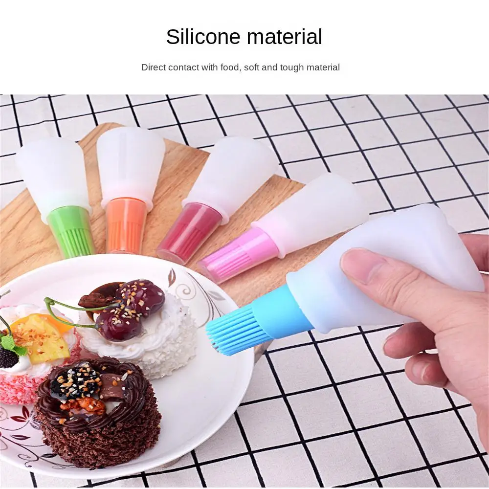 

Portable Silicone Oil Bottle Barbecue Brush Kitchen BBQ Cooking Tool Baking Pancake Barbecue Camping Accessories Gadgets Cookwar