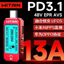 WITRN C4 C4L 48V USB Tester Voltag Current Meter PD3.1 PPS Trick EPR Aging Activation Capacity Fast Charging Protocol Detector
