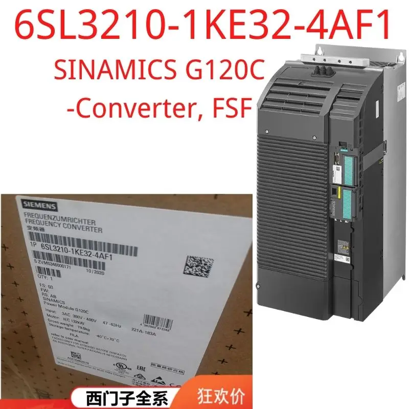 6SL3210-1KE32-4AF1 Brand New SINAMICS G120C RATED POWER 132.0KW WITH 150% OVERLOAD FOR 3 SEC 3AC380-480V
6SL3210-1KE32-4AF1 Brand New SINAMICS G120C RATED POWER 132.0KW WITH 150% OVERLOAD FOR 3 SEC 3AC380-480V