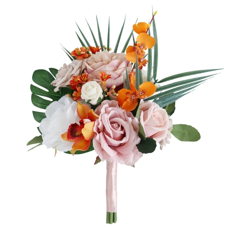 Wedding Bridal Bouquet Artificial Silk Peonies and Rose Flower for Wedding Ceremony and Home Decorations
Wedding Bridal Bouquet Artificial Silk Peonies and Rose Flower for Wedding Ceremony and Home Decorations