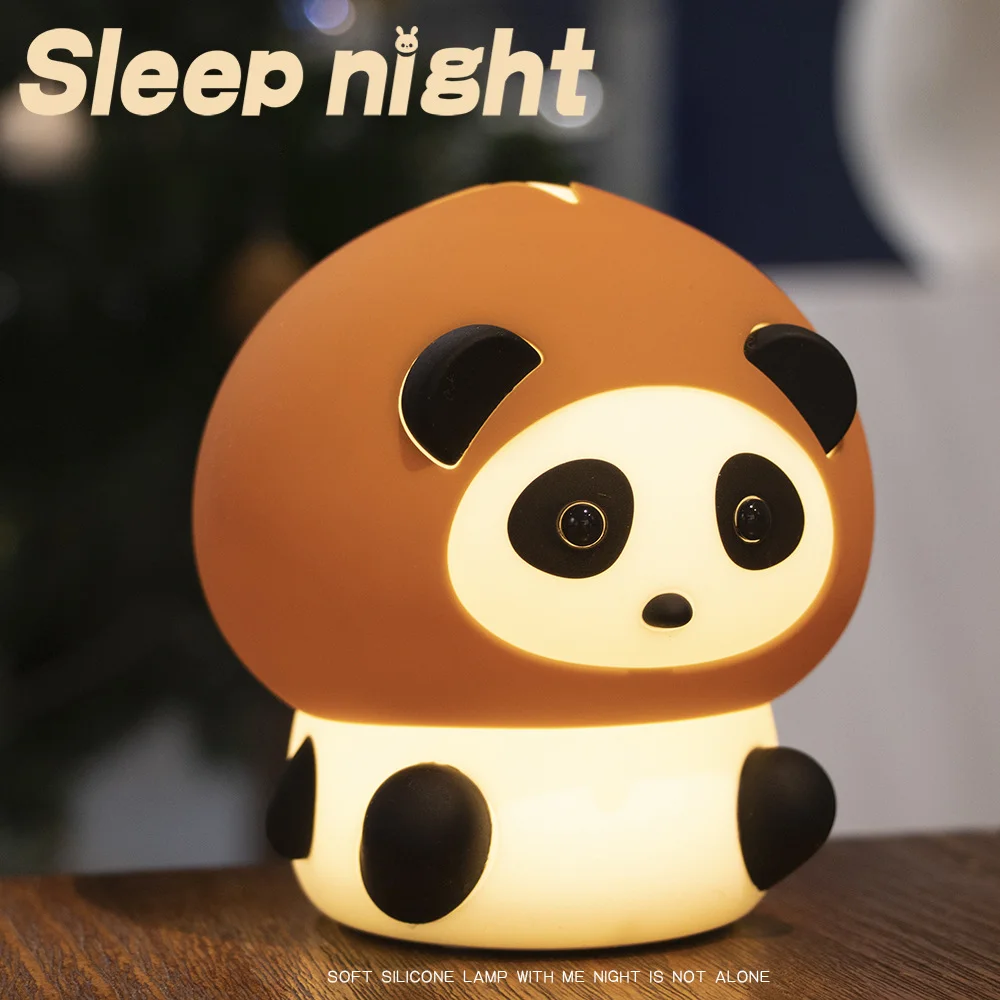 Cute Panda LED Night Light USB Rechargeable Touch Sensor Cartoon Night Lamps For Bedroom Decor Bedside Lamp Children Kids Gift
Cute Panda LED Night Light USB Rechargeable Touch Sensor Cartoon Night Lamps For Bedroom Decor Bedside Lamp Children Kids Gift